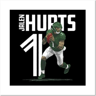 Jalen Hurts Philadelphia Inline Posters and Art